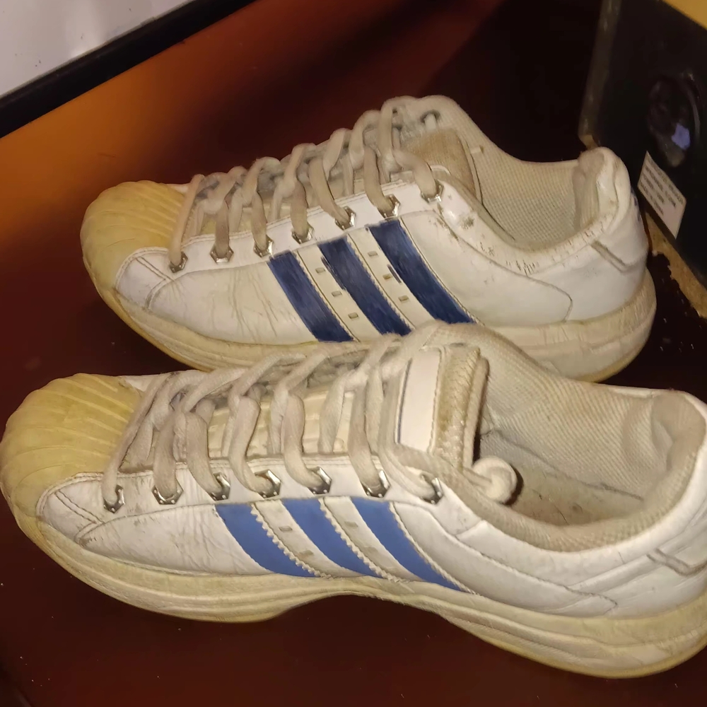 adidas White and Black Men's Shoes - Picture 3 of 6